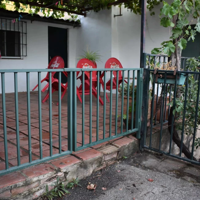 Valla de metal hecha en FM Vizcaino